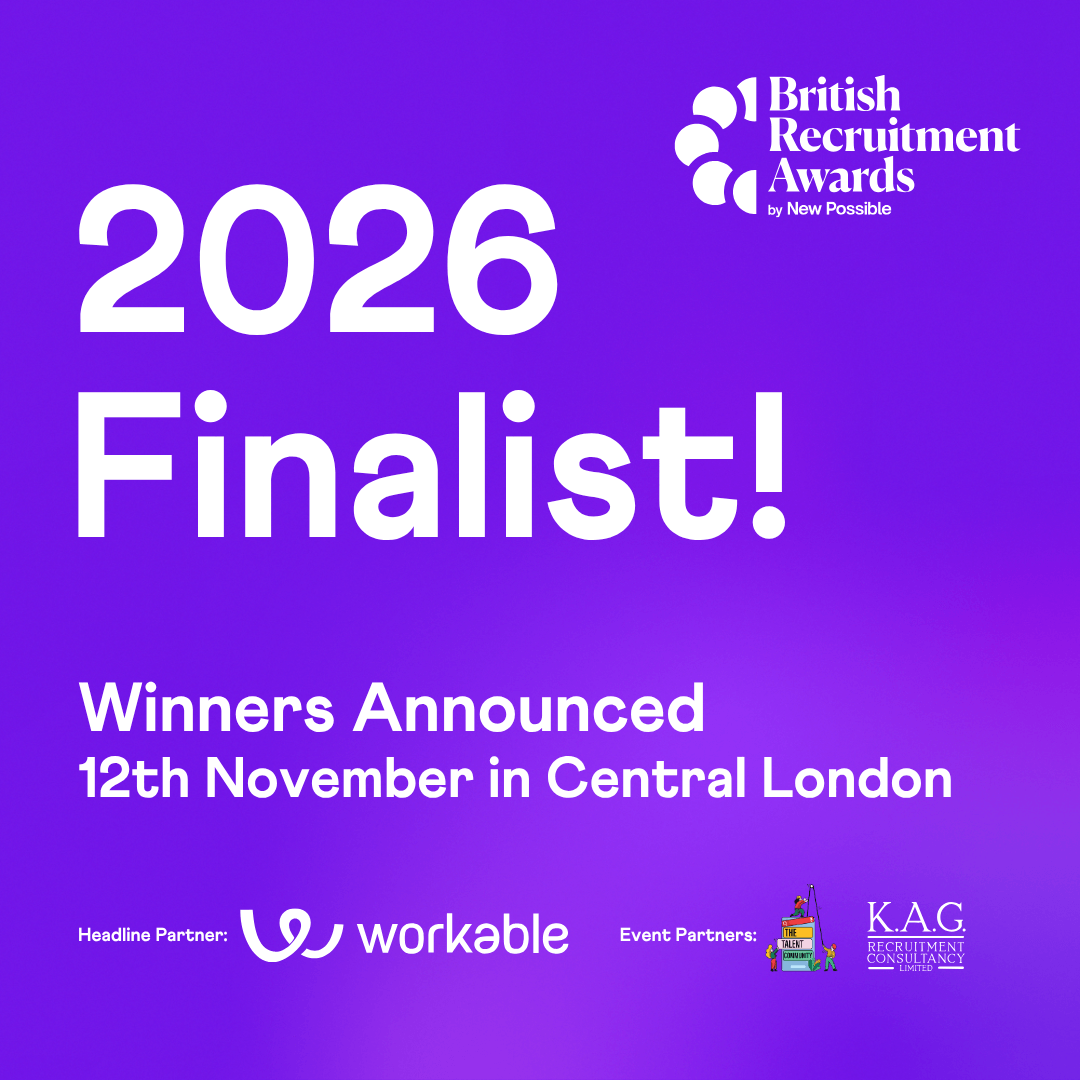 British Recruitment Awards British Recruitment Awards 2026 finalist graphic